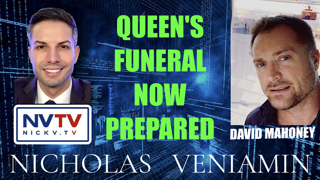 David Mahoney Discusses Queen's Funeral Now Prepared with Nicholas Veniamin 18-4-2022