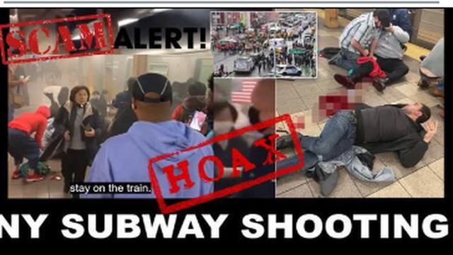 LET THEIR BE NO DOUBT THE NYC "SUBWAY SHOOTING" WAS FAKE 13-4-2022