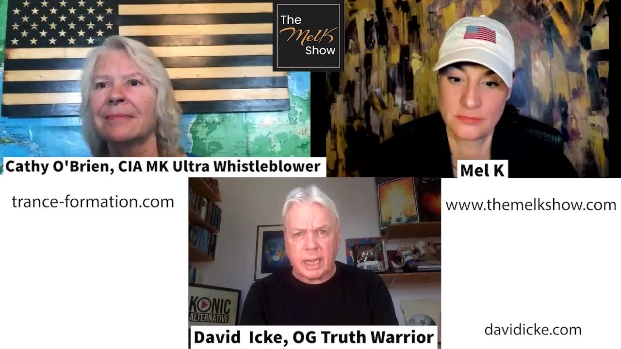 Mel K & OG Legend Truth Warrior David Icke & Cathy OBrien On Exiting The Matrix 16-4-2022