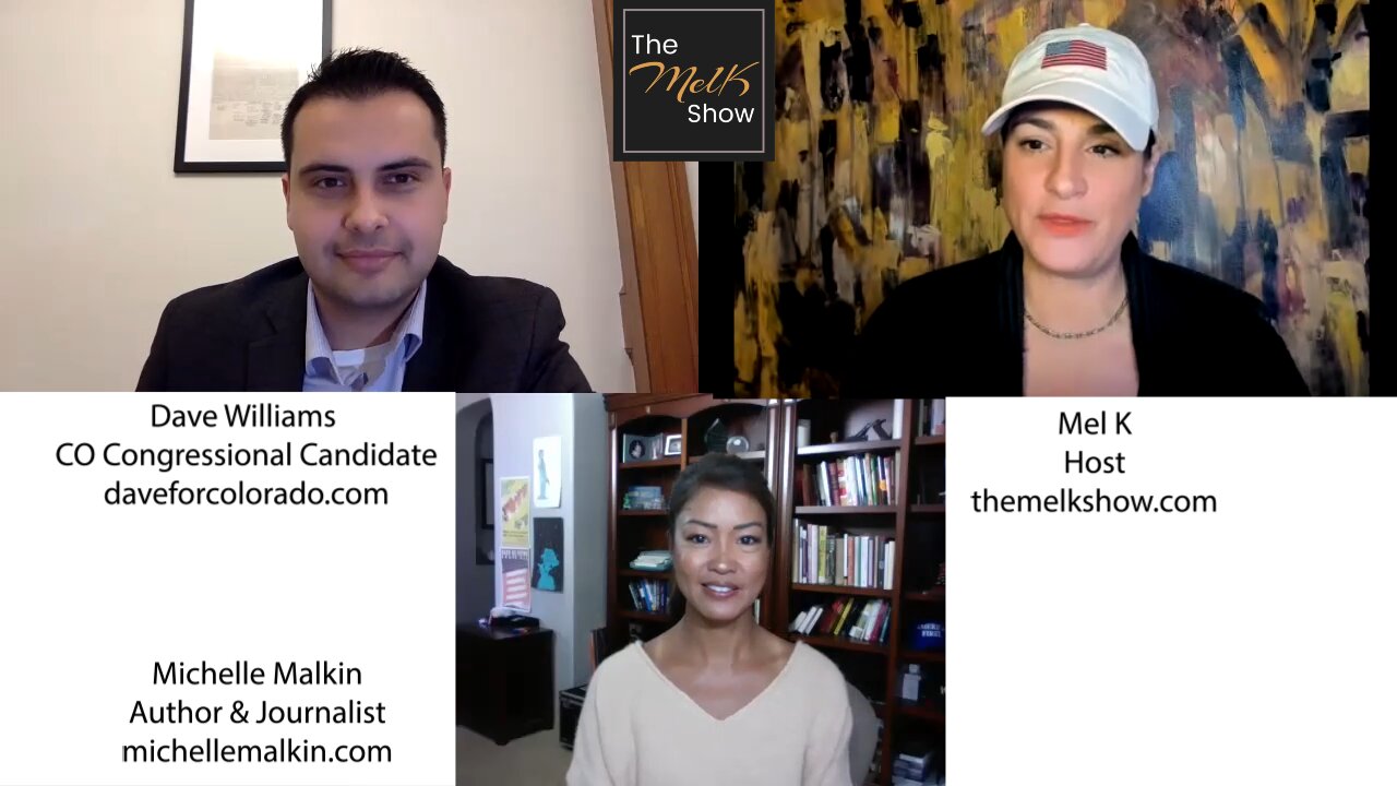 Mel K With Journalist Michelle Malkin & CO Candidate Dave Williams Fighting Tyranny 14-4-2022