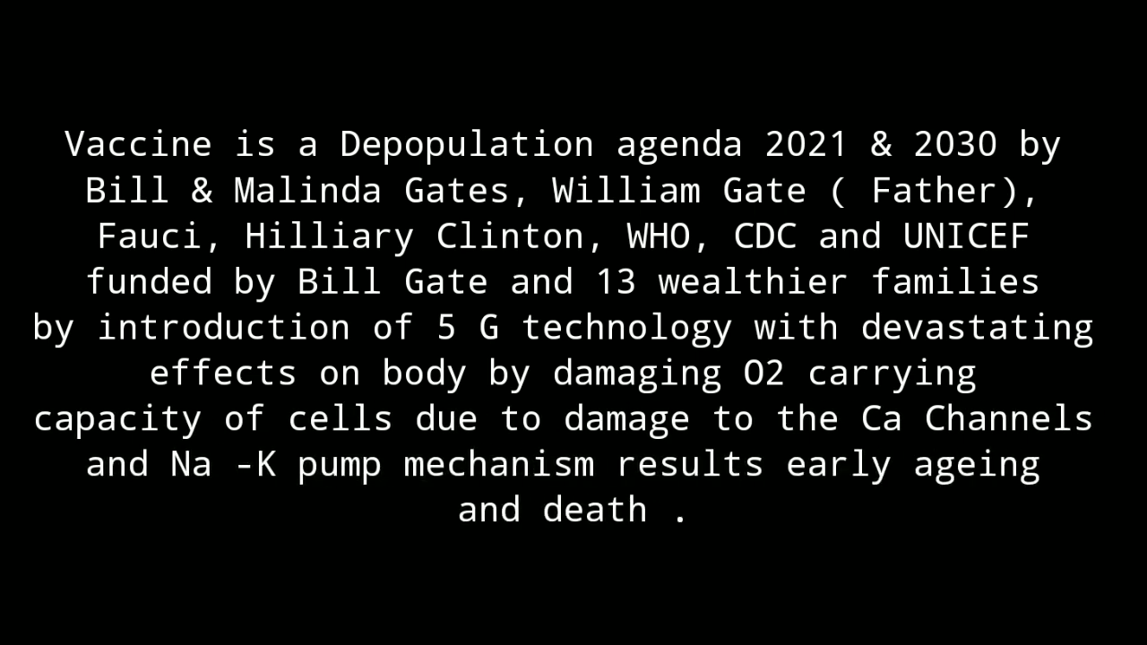 VACCINATION💉 and 5G 🛰 TOP SECRET INFO | CORONA NEW WORLD ORDER 21-7-2020