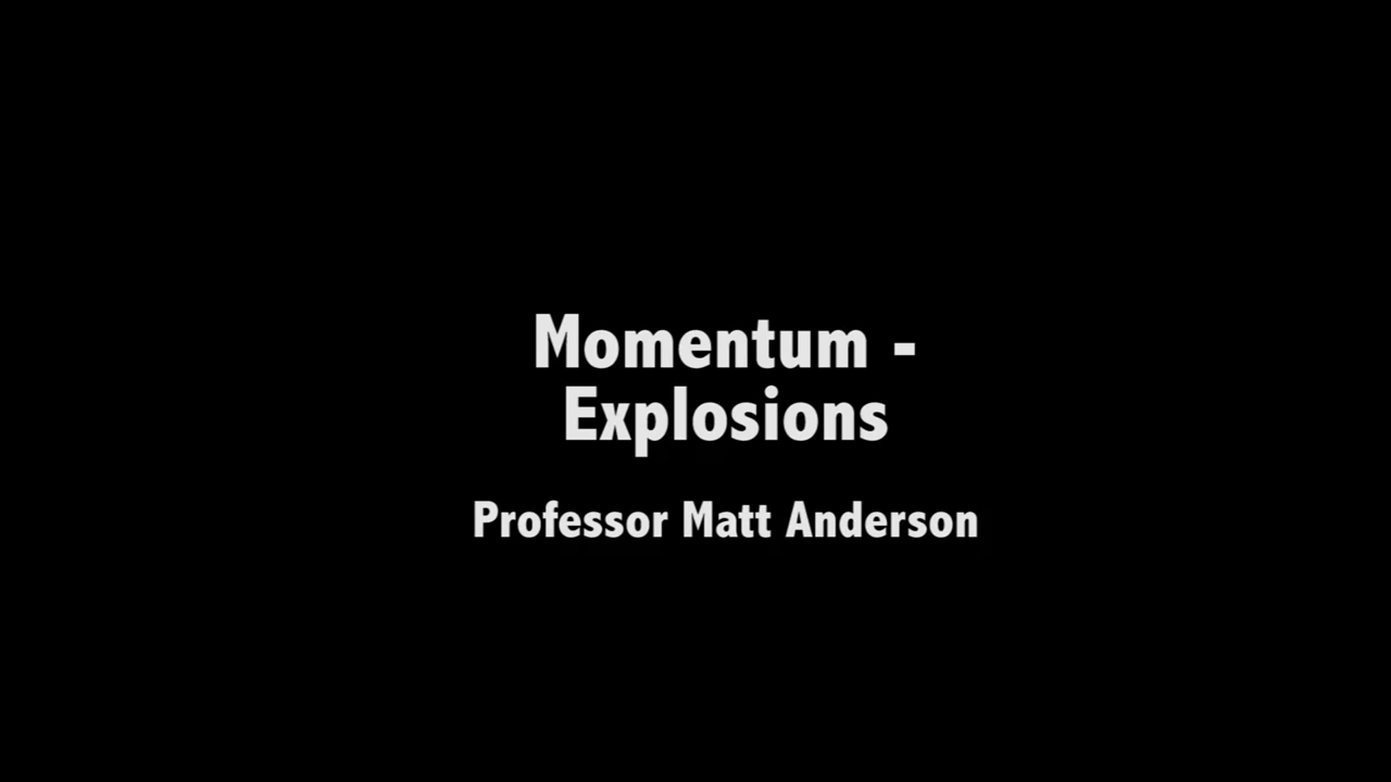 Momentum Explosions 12-6-2014