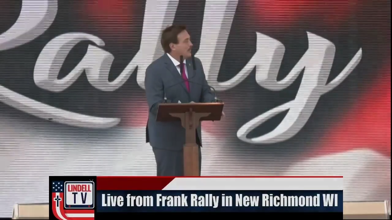 Mike Lindell Speaks at MAGA FRANK Rally in New Richmond WI