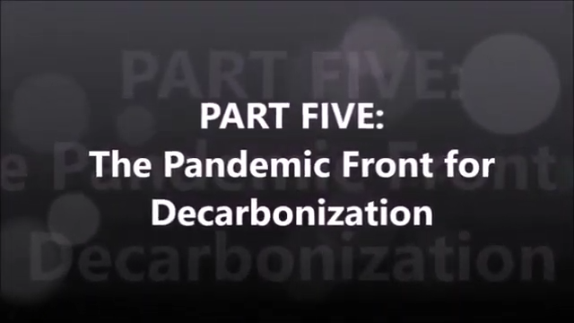 Part Five: The Pandemic Front for Decarbonization 21-6-2020