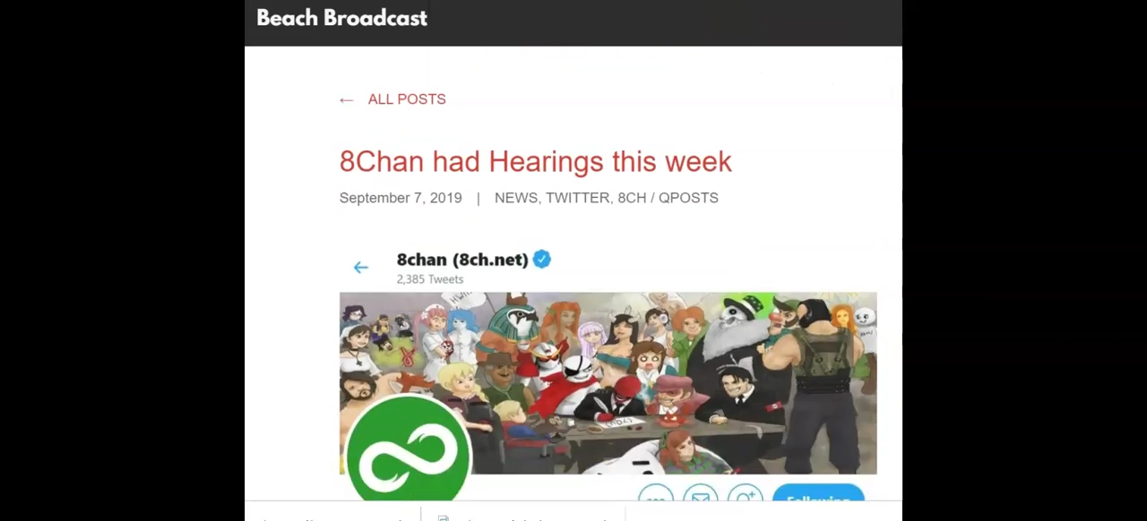 8Chan Hearing and post Hearing Interview 7-8-2019