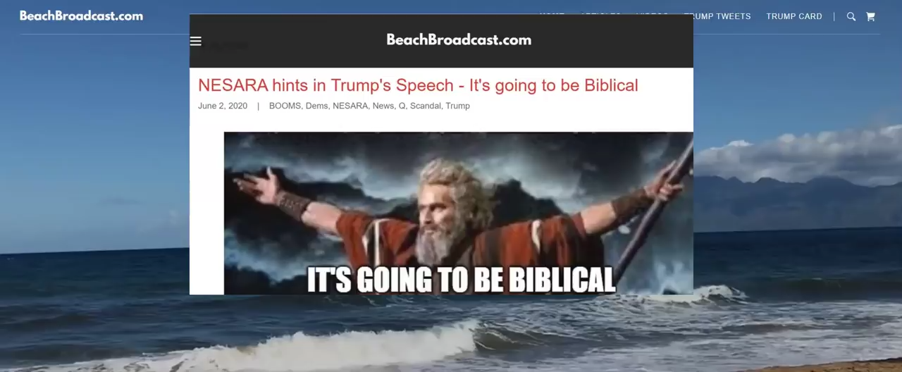 NESARA hints in Trump's Speech - It's going to be Biblical 2-6-2020