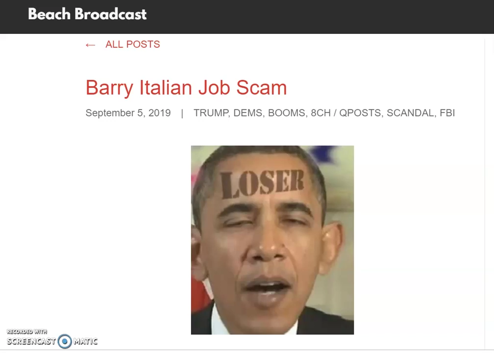 Obama Italian Job Scandal - Short Version 5-9-2019