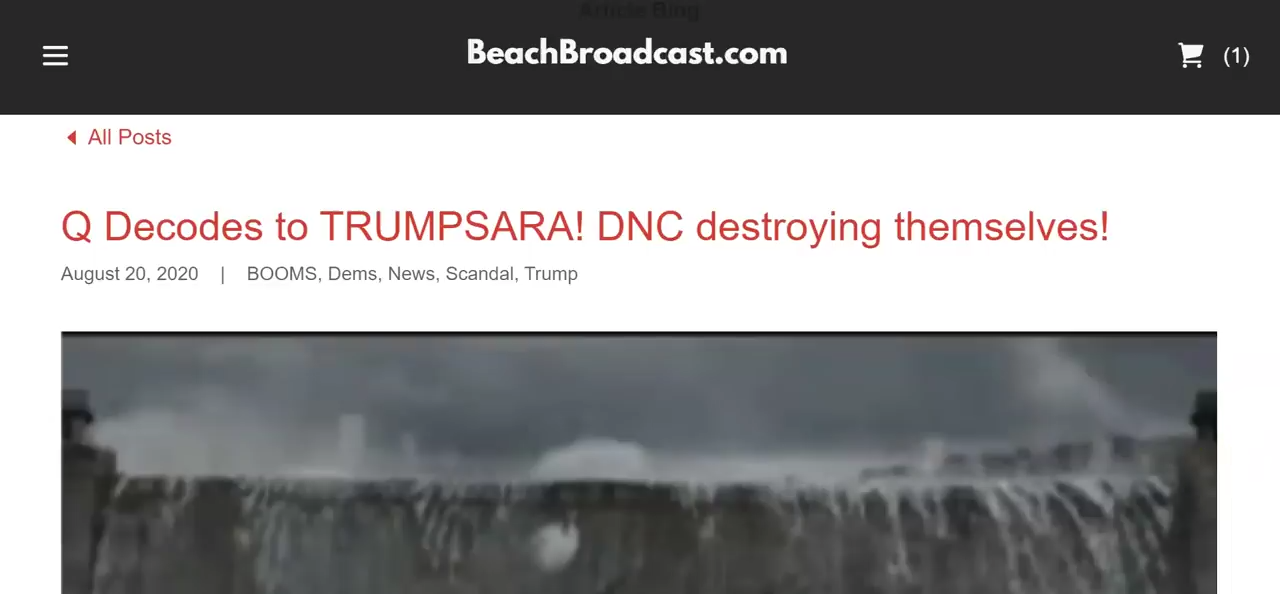 Q Decodes to TRUMPSARA! DNC destroying themselves! 20-8-2020