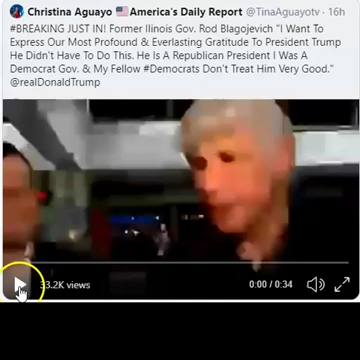 Rod Blagojevich Praises Trump Trashes Dems - First Act - Second Act 19-2-2020