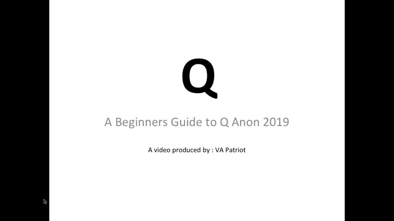 WHAT IS Q ANON? - A Beginners Guide to Q Anon 2019 16-3-2019