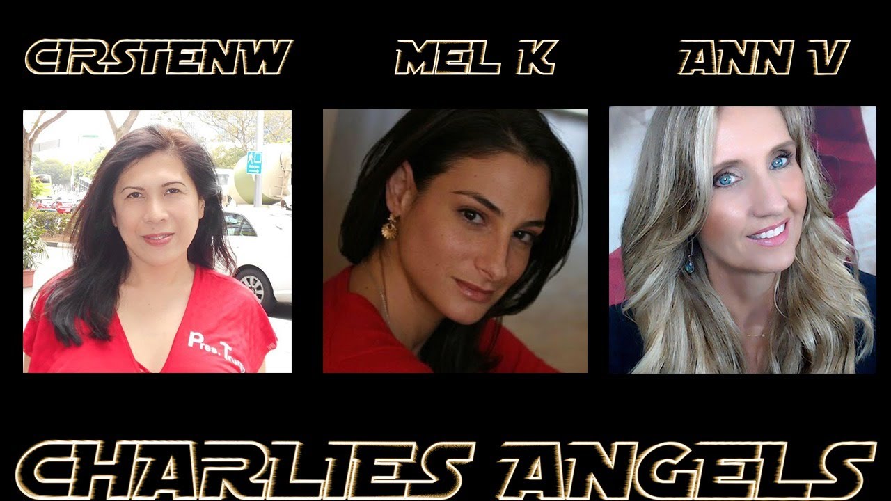 CirstenW and Mel K with Ann Vandersteel are Charlie's Angels 26-9-2020