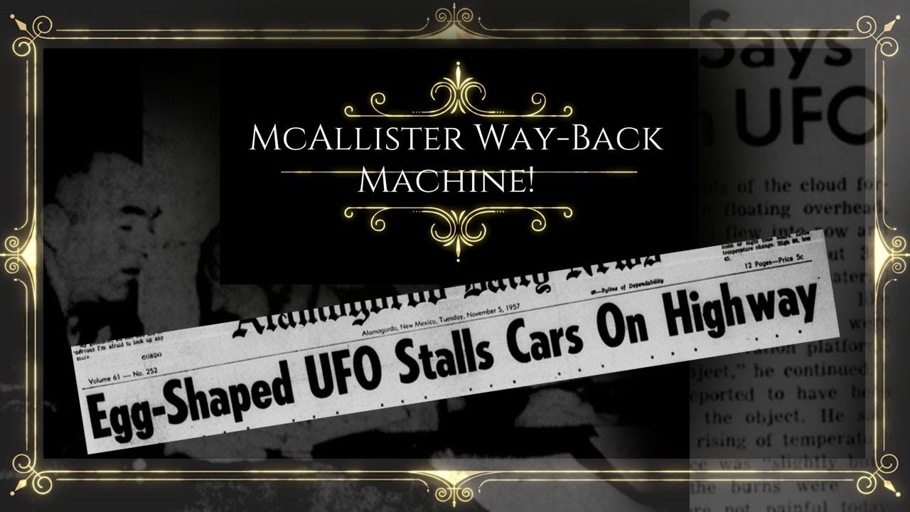 McALLISTER WayBack Machine: 1966 UFOS and ORANGE LIGHTS! 1973 Cops Chase UFO Thru LA Streets! 21-3-2020