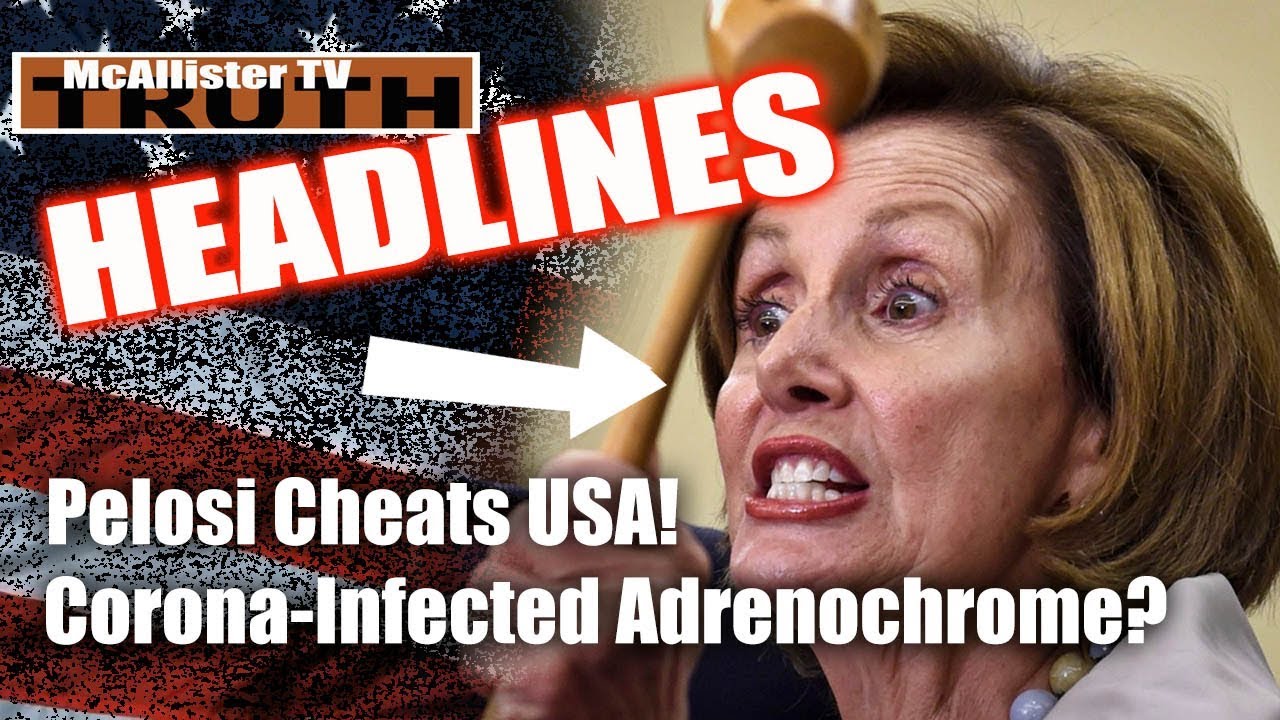 Pelosi BETRAYS Americans! COVID-Infected Adrenochrome-BOOMERANG? These People ARE Sick! 23-3-2020