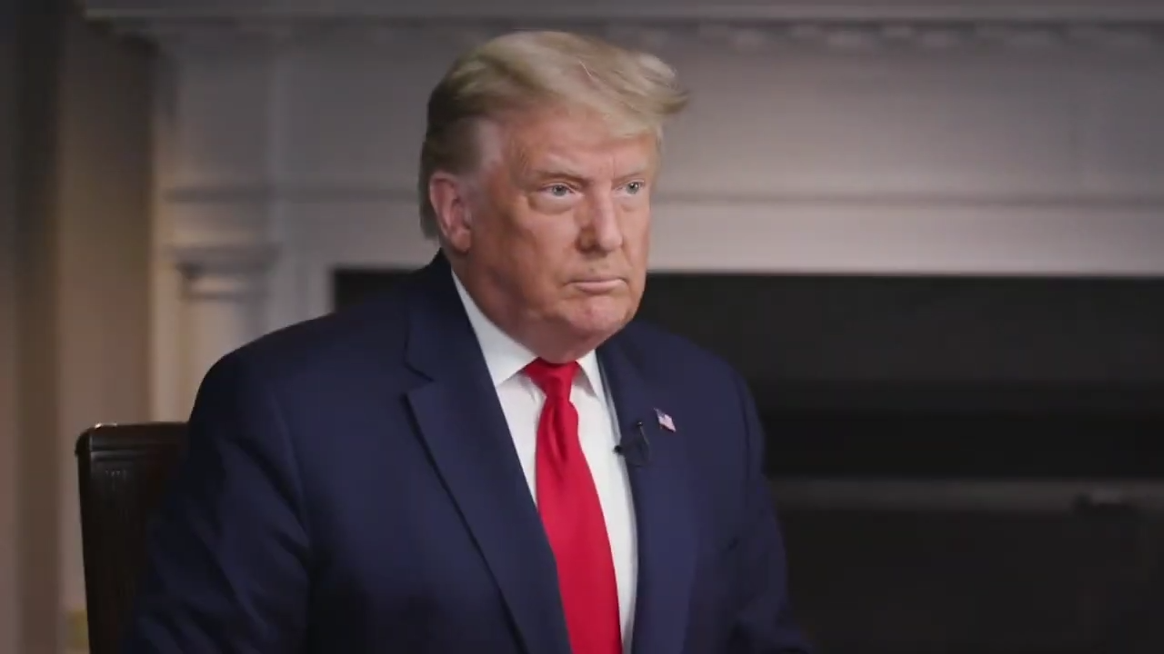 Hidden Camera Unedited Donald Trump Interview with CBS 60 Minutes 22-10-2020