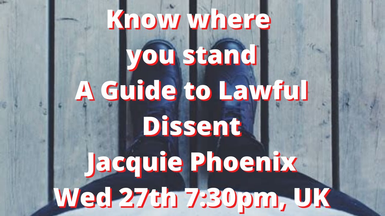 Know Where You Stand - Lawful Dissent 27-5-2020