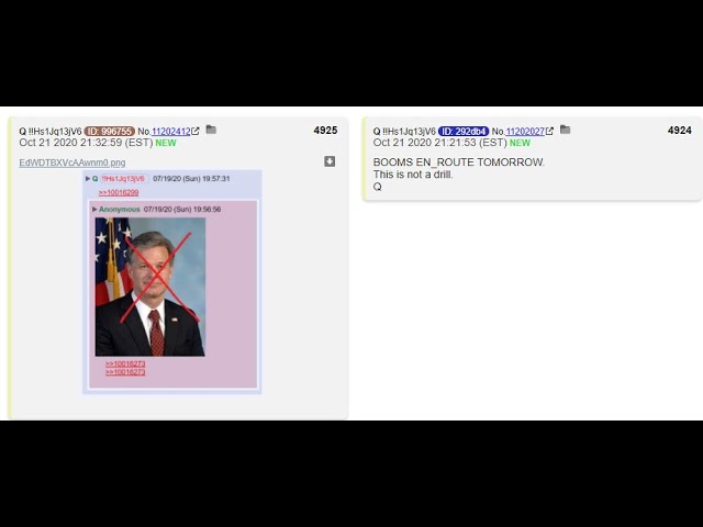 Q Drops Bombs! Big names exposed! Weasel Wray too! 22-10-2020