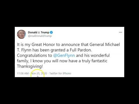 11/25/2020 UPDATE - General Flynn is Pardoned on JFK JR birthday! 25-11-2020