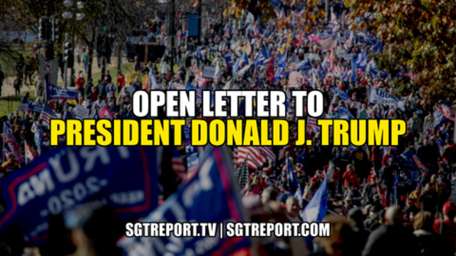 OPEN LETTER TO PRESIDENT DONALD J. TRUMP 19-11-2020