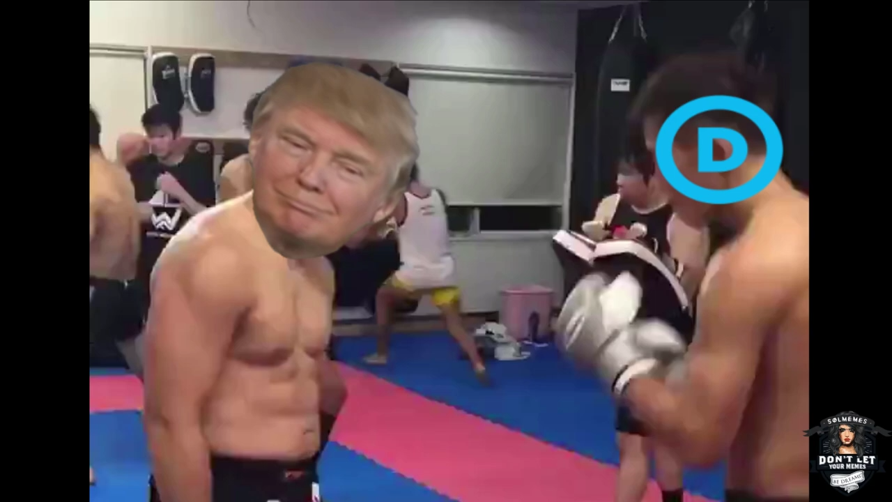 Trump fight demo 20-7-2020