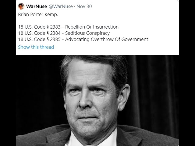 12/4/2020 - NEW EO! GAME ON! Kemp exposed!! 4-12-2020