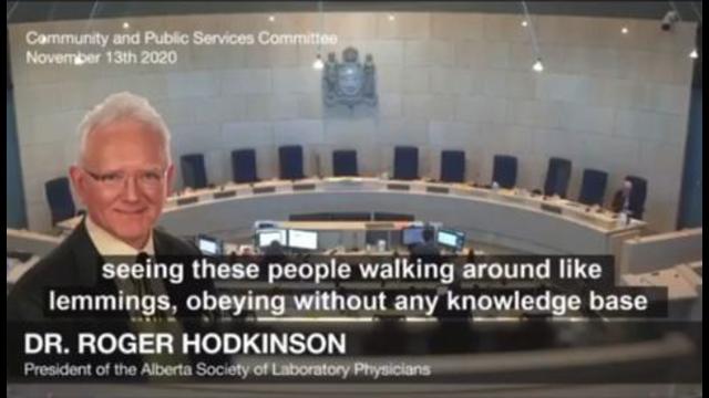 Dr. Roger Hodkinson  tells of COVID scam 16-1-2021