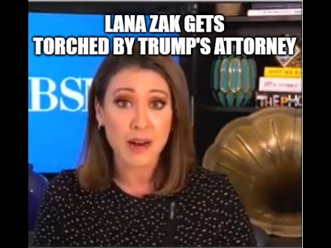 2/13/2021 Trump's Attorney torches Lana Zak in an interview! She ended the interview! 19-2-2021