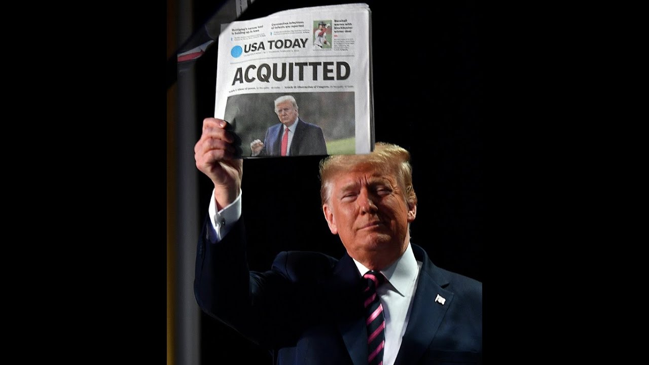 2/15/2021 - TRUMP's power move! Trump Acquitted! Mark torched CBS reporter! TRUMPSARA incoming! 15-2-2021