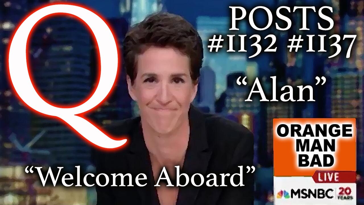 Q POSTS #1132 #1137! ALAN PLANE #17! MILITARY IN CHARGE OF THIS! LINDELL BOOM! 19-4-2021