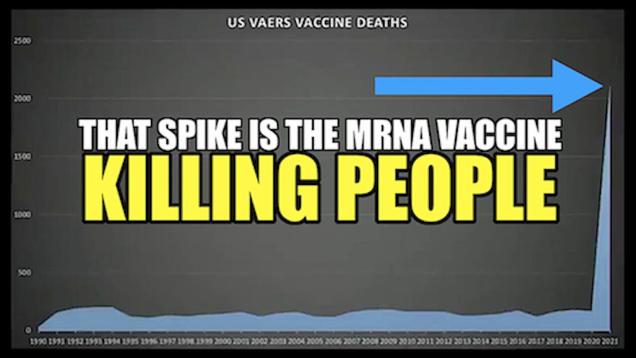 THAT SPIKE IN THE CHART IS THE mRNA VACCINE KILLING PEOPLE!!! 21-4-2021