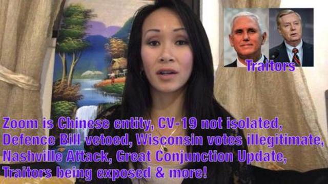 Zoom is Chinese entity, Corona Virus not isolated, Defence Bill vetoed, Wisconsin votes illegimate, 27-12-2020