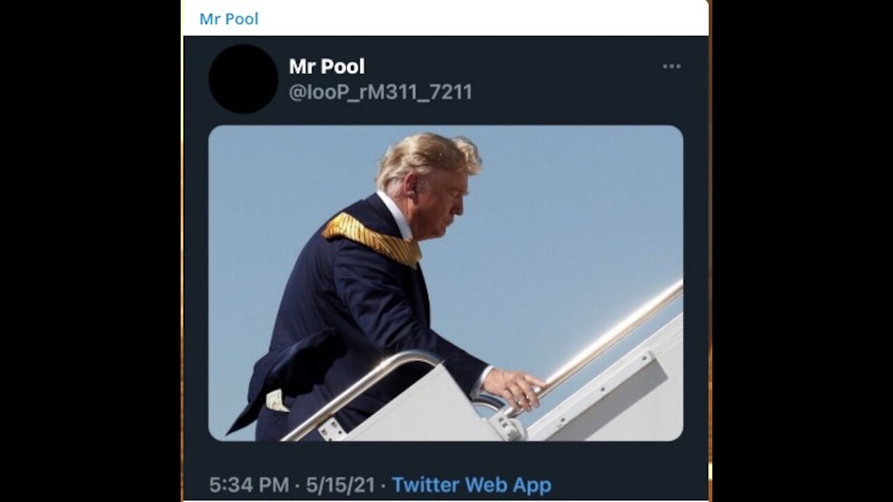 5/17/2021 – Part 2 - Trump's signed insurrection / 11 Mr Pool posts! 17-5-2021