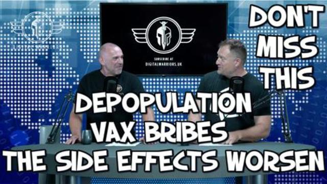 DEPOPULATION VAX BRIBES THE SIDE EFFECTS WORSEN WITH LEE DAWSON & DAVID MAHONEY 30-5-2021