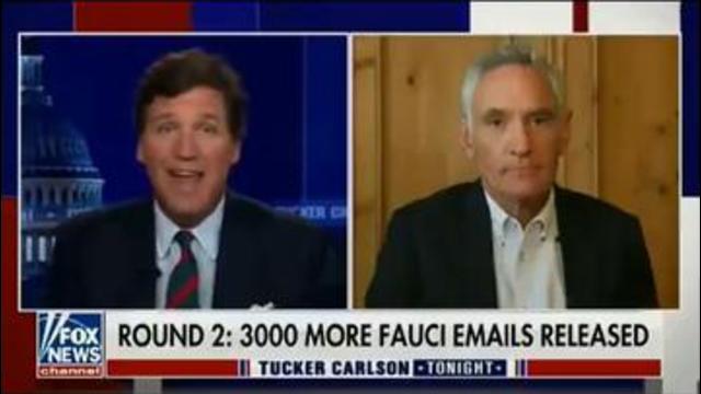 3000 MORE FAUCI EMAIL'S FOUND! KEEP GOING TUCKER WE CAN'T WAIT FOR FAUCIS ARREST 9-6-2021