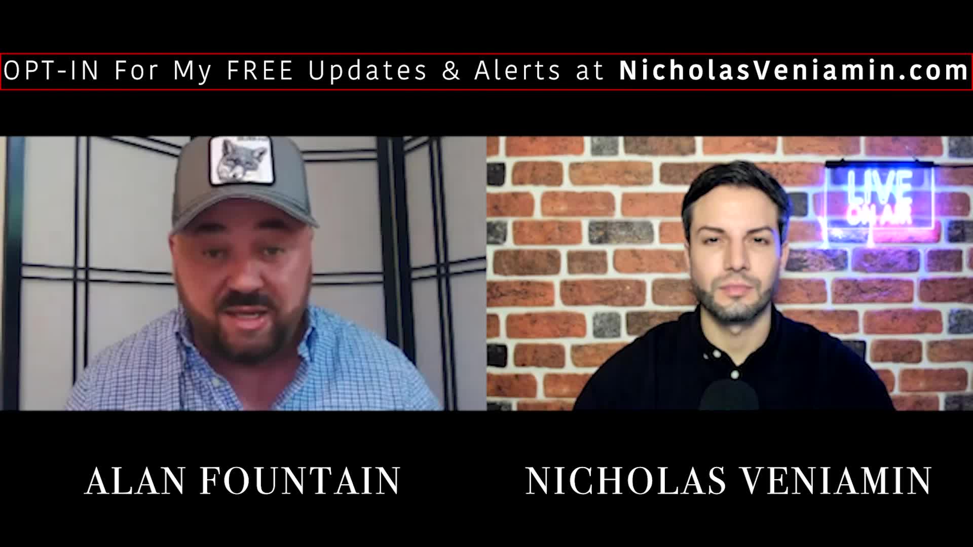 Alan Fountain Discusses Truth Coming Out with Nicholas Veniamin 27-5-2021