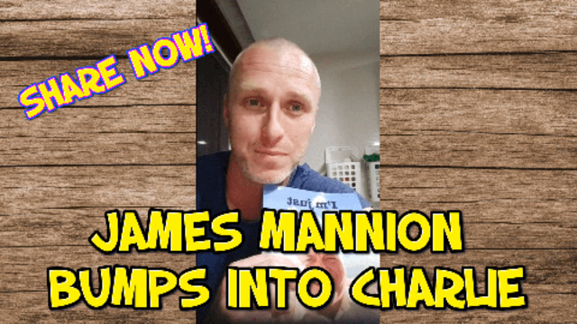 JAMES MANNION BUMPS INTO TO CHARLIE 31-5-2021