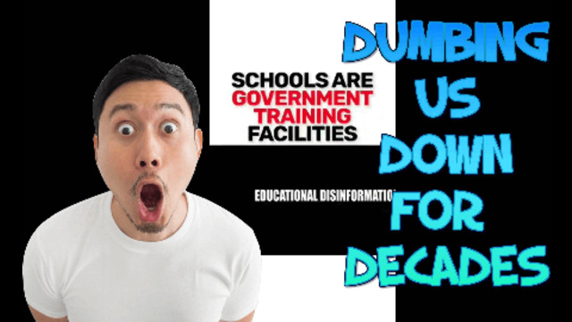 THEY'VE BEEN DUMBING US DOWN FOR DECADES SCHOOL THE GOVERNMENT TRAINING CENTRE 19-6-2021