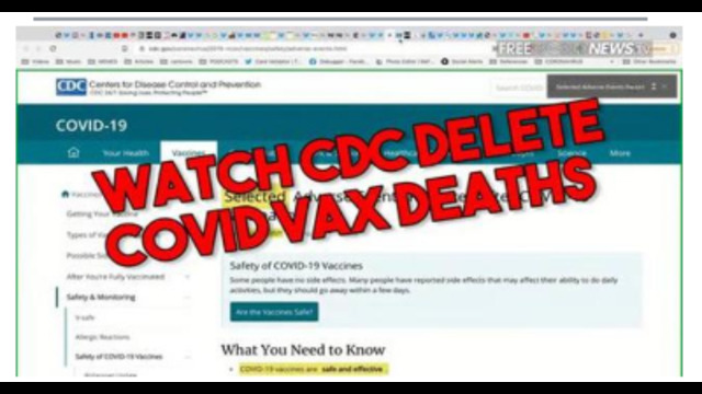 EXPOSED !! WATCH CDC DELETE THOUSANDS OF COVID VAX DEATHS IN REAL TIME !! SHARE FAR AND WIDE ! 22-7-2021