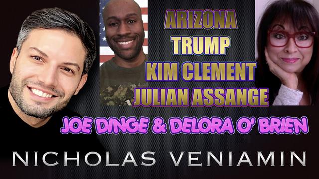 Joe Dingle & Debora O' Brien Discusses Arizona, Kim Clement and Assange with Nicholas Veniamin 1-7-2021