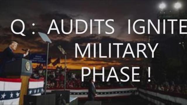 Q: Audits Ignite Military Phase! DoD To Remove Illegitimate Joe Chinese Control of Executive Branch! 19-7-2021