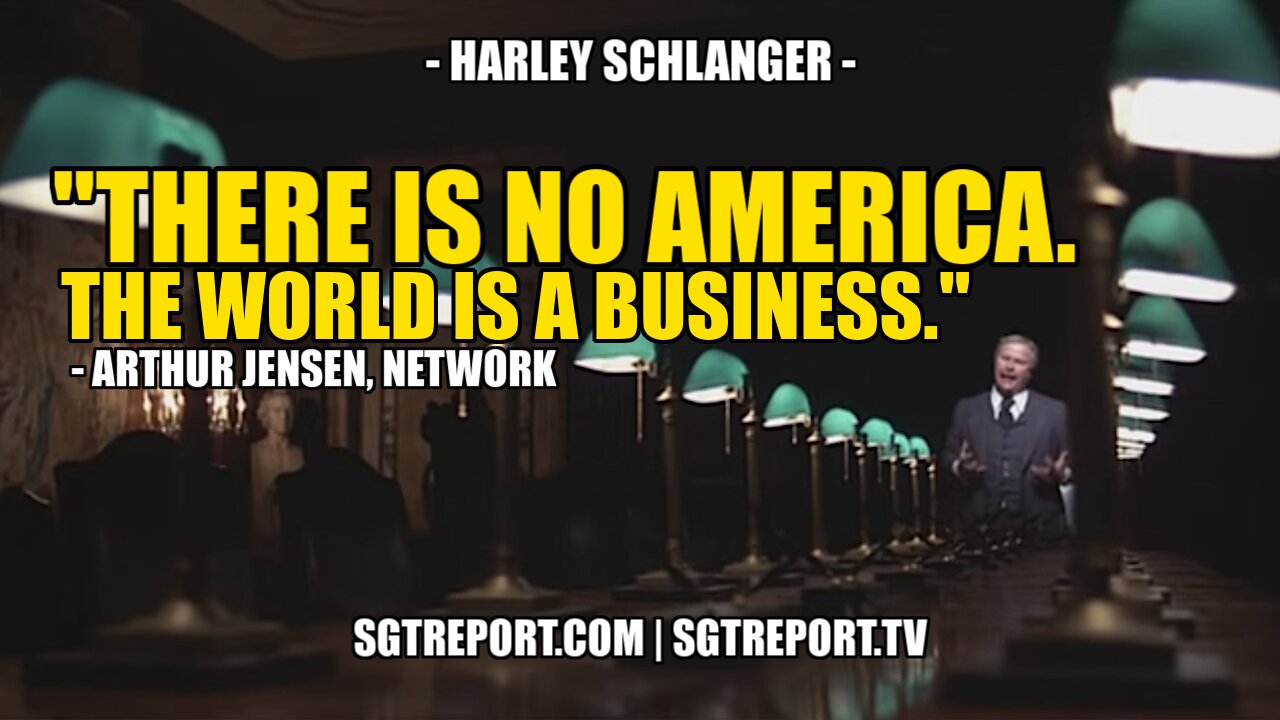 "THERE IS NO AMERICA. THE WORLD IS A BUSINESS." -- NETWORK, 1976 22-7-2021