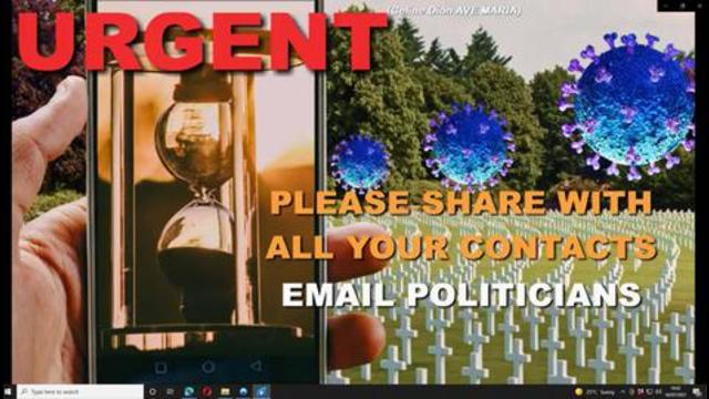 URGENT STOP VACCINATIONS NOW! EMAIL YOUR POLITICIANS! BY PROF MIKE YEADON 16-7-2021