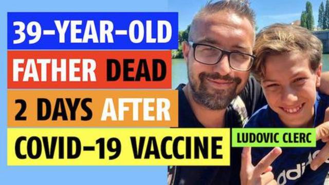 9 and 40. 39 years old dead in 40 hours...father dead 2 days after C0VID vaccine 14-8-2021