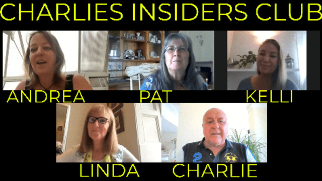 CHARLIE CATCHES UP WITH THE INSIDERS CLUB MEMBERS 20-8-2021