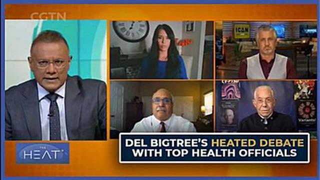 DEL BIGTREE’S HEATED DEBATE WITH TOP HEALTH OFFICIALS Lying to people again 14-8-2021