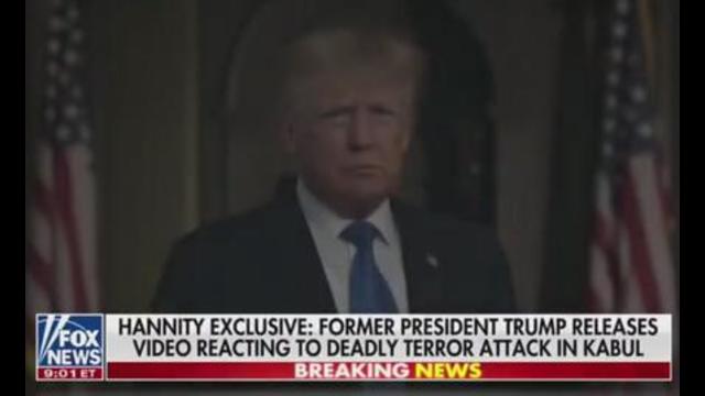 Donald Trump Releases Video Statement On Kabul Airport Terrorist Attack 27-8-2021