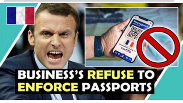 EXPOSED !! FRANCE BUSINESS'S REFUSE TO ENFORCE PASSPORTS !! GO FRANCE !! MUST WATCH !! 18-8-2021