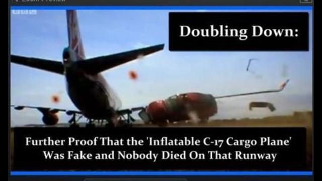 Further Proof That The 'Inflatable C-17 Cargo Plane' Was Fake & Nobody Died on That Runway in Kabul 26-8-2021