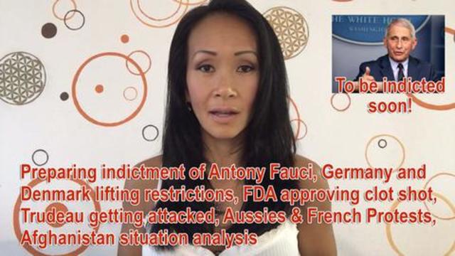 Indictment of Antony Fauci, Germany and Denmark lifting restrictions, FDA approving clot shot 23-8-2021