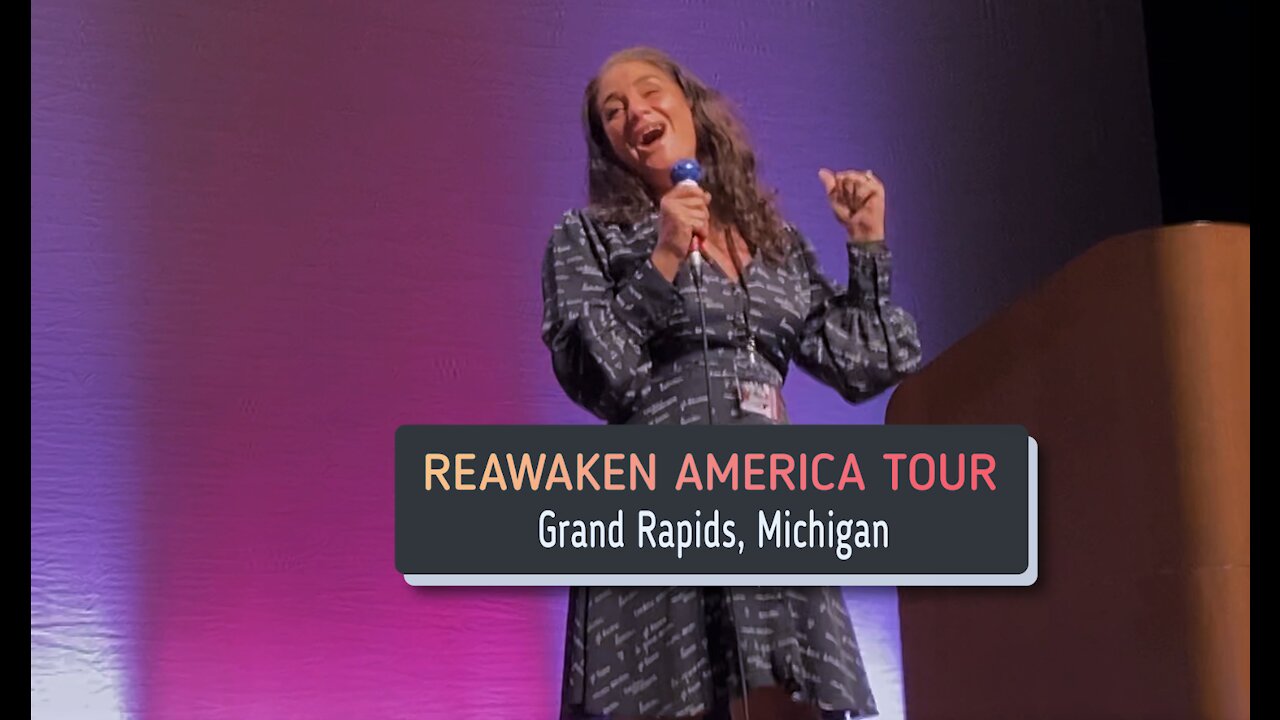 Mel K On Fire in Grand Rapids MI at the ReAwaken America Tour 21-8-2021