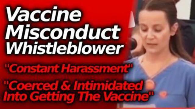 Nurse Whistleblower: Threatened & Coerced To Get Injected. Most Hospitalized Are Vaxxed 10-8-2021